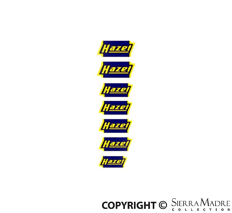 Porsche Hazet Decal Set - 356/356A/356B 50-63 SMC-701-021-00