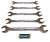 Porsche Hazet Vanadium chrome wrench set - 17|29mm - 14|15mm - 12|13mm - 10|11mm and 8|9mm SMC-004-002-01