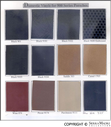 Porsche Headrest Cover - 911/912 68-73 SMC-000-460