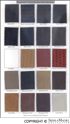 Porsche Headrest Cover - 911/912 68-73 SMC-000-460