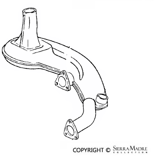 Porsche Heat Exchanger - Right - 930 76-77 930-211-028-02