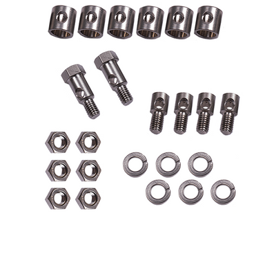 Porsche Heater Control Rod Hardware Kit - All 356s 50-65 SMC-211-901