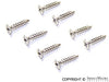 Porsche Heater Slide Screw Set - All 356s 50-65 NLA-572-076-00