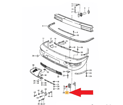 Porsche Hexagon Nut - 964 89-94 900-377-009-02