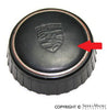 Porsche Hockey Puck Horn Button Leather Center - 911/912 65-68 901-347-823-00