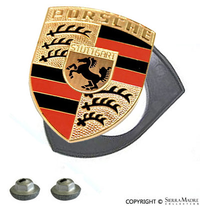 Porsche Hood Crest Orange Bars - 911/912 65-74 901-559-210-00