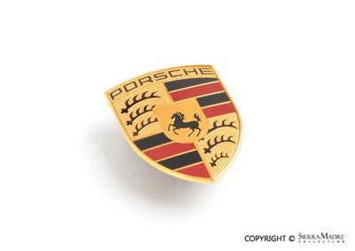 Porsche Hood Emblem with Mounting Base Plate - Cayenne 08-10 955-559-600-02