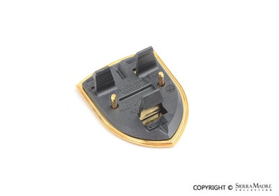 Porsche Hood Emblem with Mounting Base Plate - Cayenne 08-10 955-559-600-02
