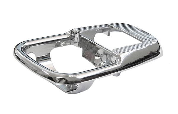 Porsche Inner Door Handle Rosette - Chrome - 914 70-76 411-837-097