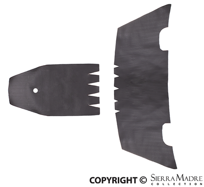 Porsche Insulation Floor Plan - Back Seat - 356B/356C 60-65 SMC-556-321