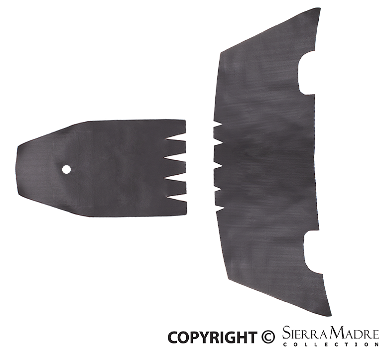 Porsche Insulation Floor Plan - Back Seat - 356B/356C 60-65 SMC-556-321
