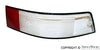 Porsche Italian Style Taillight Lens with Black Trim - Right 69-89 SMC-631-411-00