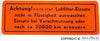 Porsche Knech Air Cleaner Canister Decal 644-701-002-00