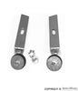 Porsche License Plate Mounts - 356/356A 50-59 356-58-140