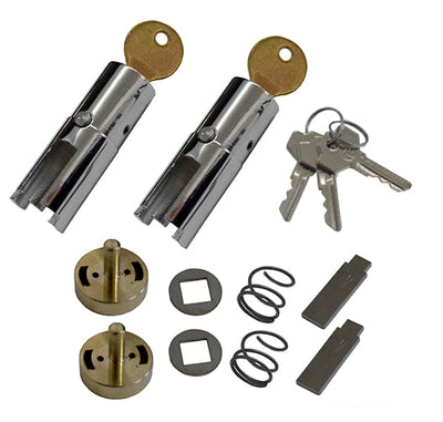Porsche Lock Cylinder With Receiver Set - 356/356AT1 50-57 SMC-001-12