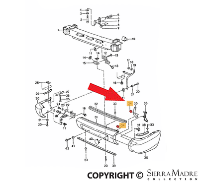 Porsche M5 Nut - 964 89-94 999-084-078-02