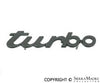 Porsche Matte Black Turbo Emblem 74-77 -86-88 930-559-317-03