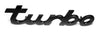 Porsche Matte Black Turbo Emblem 74-77 930-559-317-01