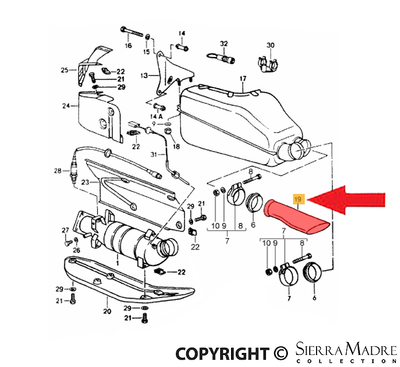 Porsche Muffler Trip - 964 89-94 964-111-249-03