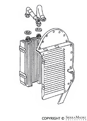 Porsche Oil Cooler - 911S 69-72 901-107-046-00