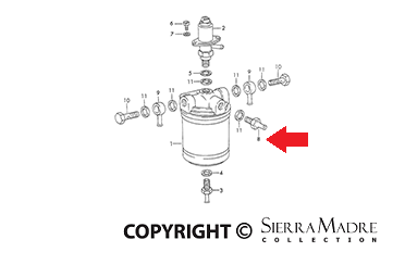 Porsche Overflow Valve - 911/912 65-73 901-110-915-01