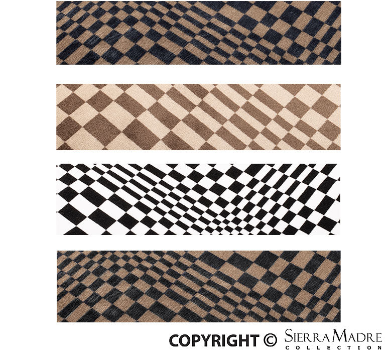 Porsche Pasha Checkerboard Fabric for Front Seat Covers SMC-448-01