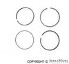 Porsche Piston Ring Set - Standard - 911 80-89 930-103-986-00