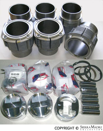 Porsche Piston and Cylinder Set - 84mm - 2.2/2.4 911S 69-73 008-911-84S-JE