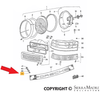 Porsche Plastic Headlight Washer - 911 74-77 911-631-602-00