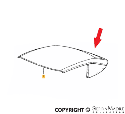 Porsche Plastic Rear Window - 993 Cabriolet All 993's SMC-000-499