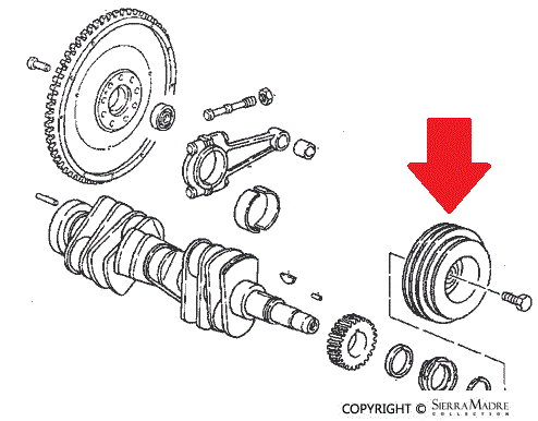 Porsche Pulley - 930 930-102-024-06