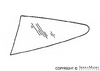 Porsche Quarter Window Glass - Left - Coupe 65-77