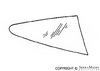 Porsche Quarter Window Glass - Right - Coupe 65-77 901-543-102-30