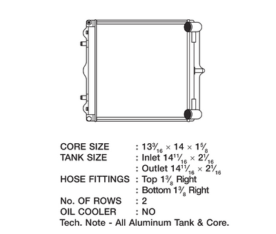 Porsche Radiator - Left - 97-05 996-106-131-51