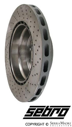 Porsche Rear Brake Disc - Vented - Left - 930 78-89 930-352-045-01
