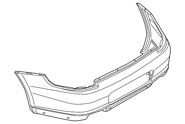 Porsche Rear Bumper Cover - 911 09-12 997-505-411-25-G2L