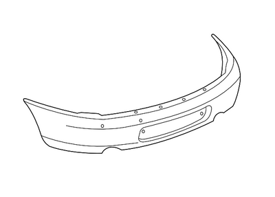 Porsche Rear Bumper Guard - 911 99-01 996-505-411-22
