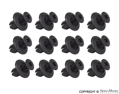 Porsche Rear Hatch Carpet Clip Set - Screw Type - 924/944/968 76-95 SMC-863-747-02