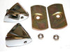 Porsche Rear Reflector Chrome Console Kit - 356B/356C 644-731-507-00