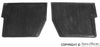 Porsche Rear Rubber Floor Mats - 356BT6/356C NLA-551-121-06