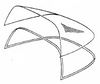 Porsche Rear Targa Window Glass - 911/912/930 911-565-551-03