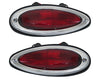 Porsche Rear Teardrop Taillight Assembly Set - 356A 55-59 - 356B 60-63 - 356C 64-65 SET-631-403-00