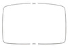 Porsche Rear Window Trim Kit - Chrome - 911/912 Coupe 65-77 SMC-565-03-KIT