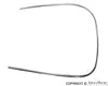 Porsche Rear Window Trim - Left 62-65 644-545-911-06