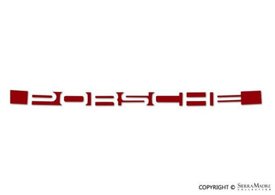 Porsche Red Porsche Insignia Decklid Decal - 911 70-73 911-559-035-01