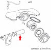 Porsche Regulator to Air Cleaner Hose - 911 70-73 911-108-272-00