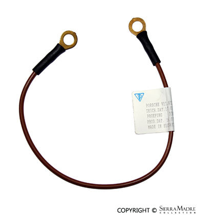 Porsche Relay Board to Chassis Ground Strap - 70-89 911-612-008-00