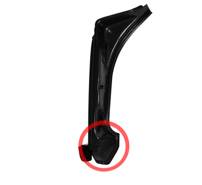 Porsche Repair Piece for Door Hinge Pillar - Left 63-97 1681900970