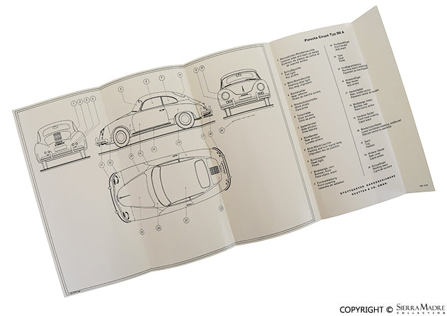 Porsche Reutter Coach Builder Instructions For The Care Of Automobile Bodies PCG-475-520