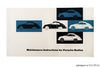 Porsche Reutter Coach Builder Maintenance Instructions For Porsche Bodies 356A/B PCG-460-520